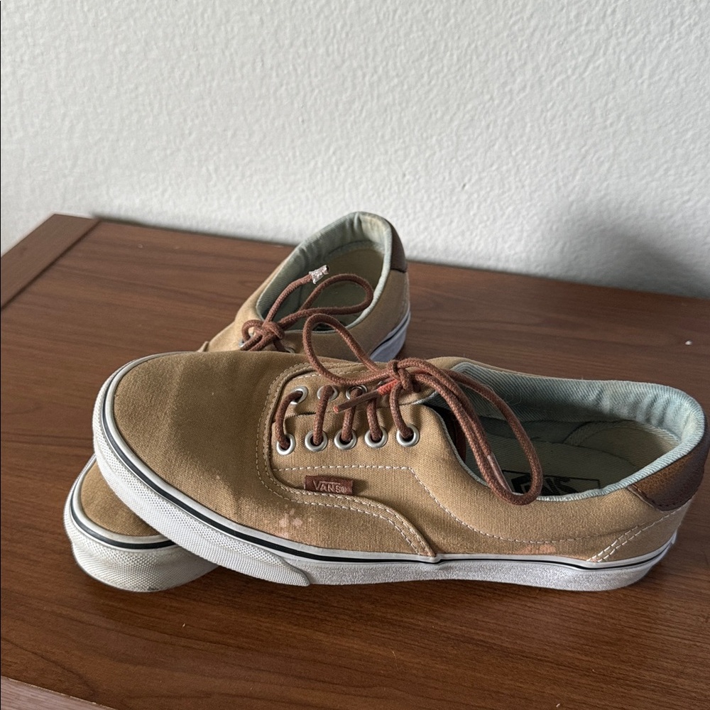 Vans Brown Canvas Sneakers